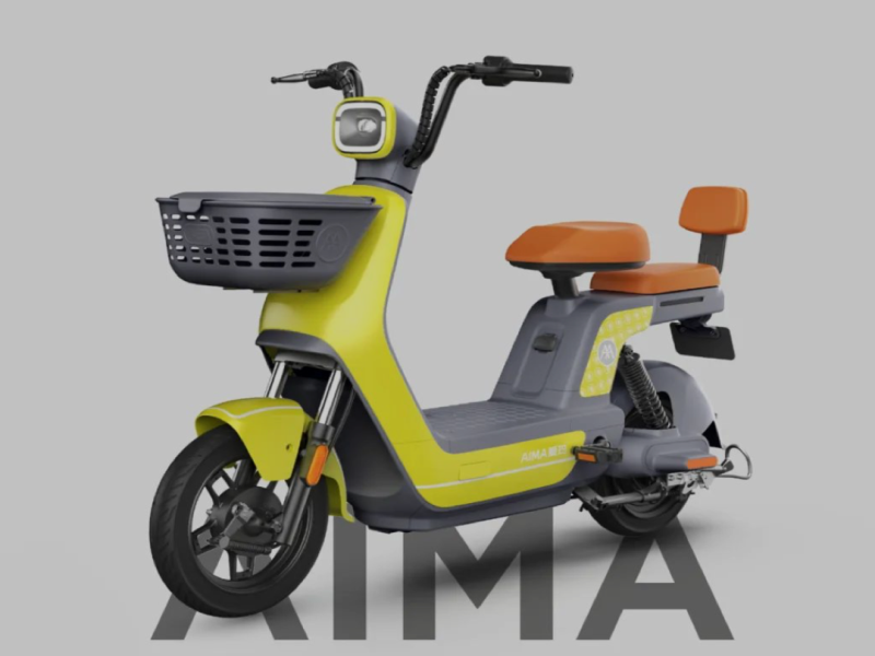 爱玛推出一款全新电动车，造型漂亮，品质可靠。骑行很解压！